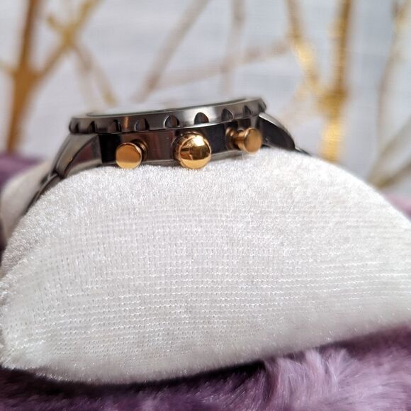 Fossil rose gold gun metal watch - Picture 2 of 3